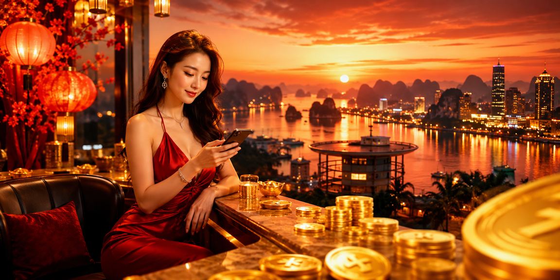 Không khí lễ hội Tết và game bài tại Hạ Long Bay